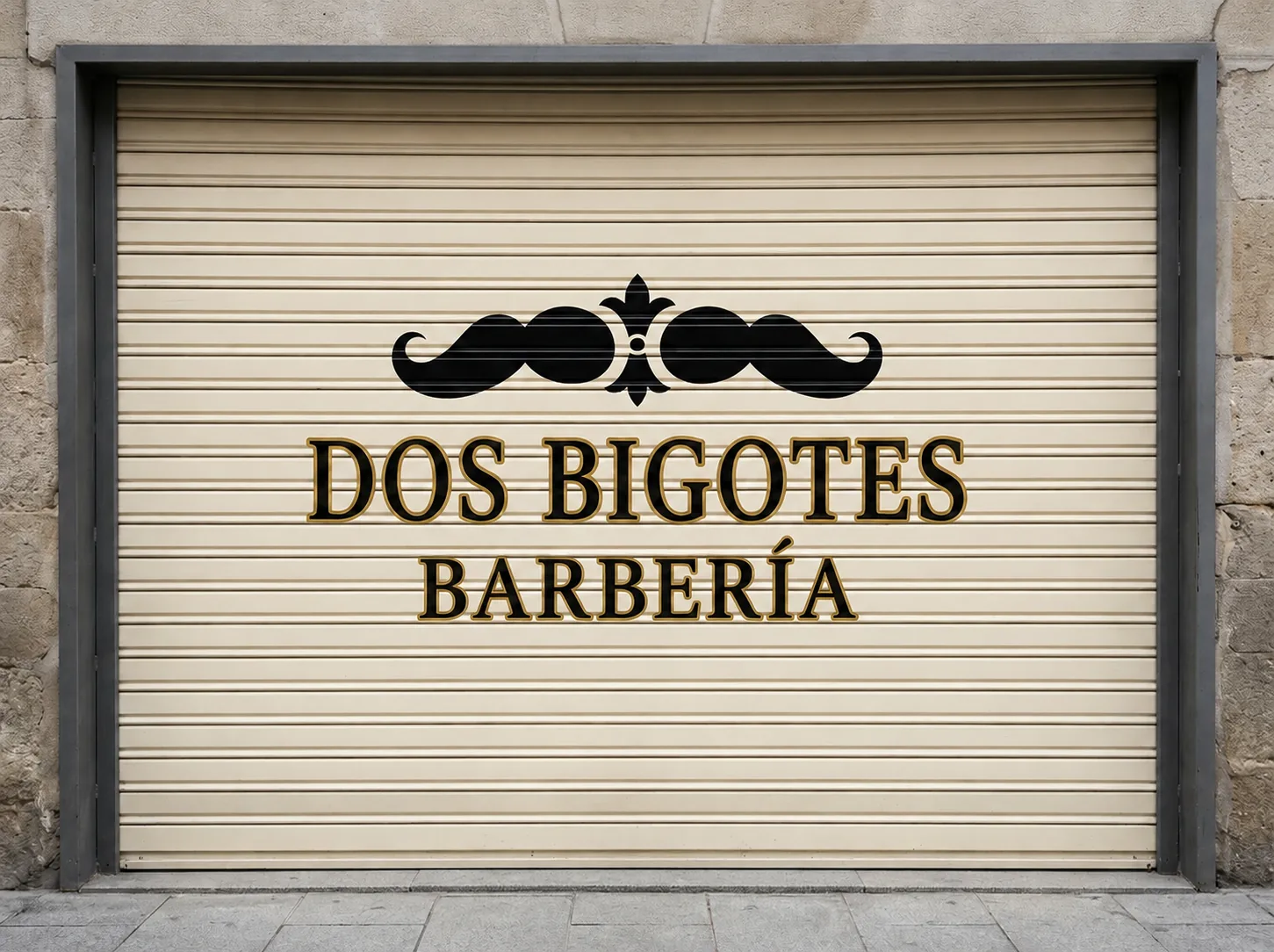 Mural para barbería en Valencia